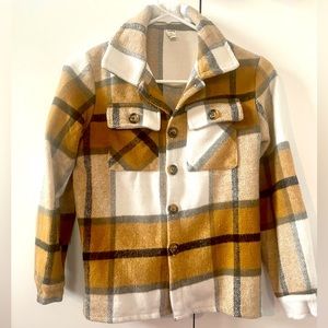 Fall flannel light weight jacket